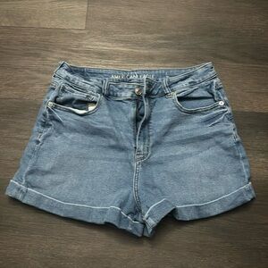 AE denim shorts